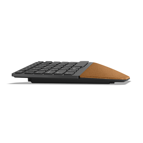 Korková opěrka dlaní klávesnice Lenovo Go Wireless Split Keyboard